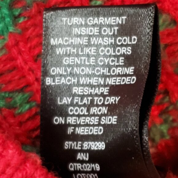 33 Degrees Dinosaur T-Rex Sweater Kids Size Medium 10/12 Red & Green - Picture 5 of 6